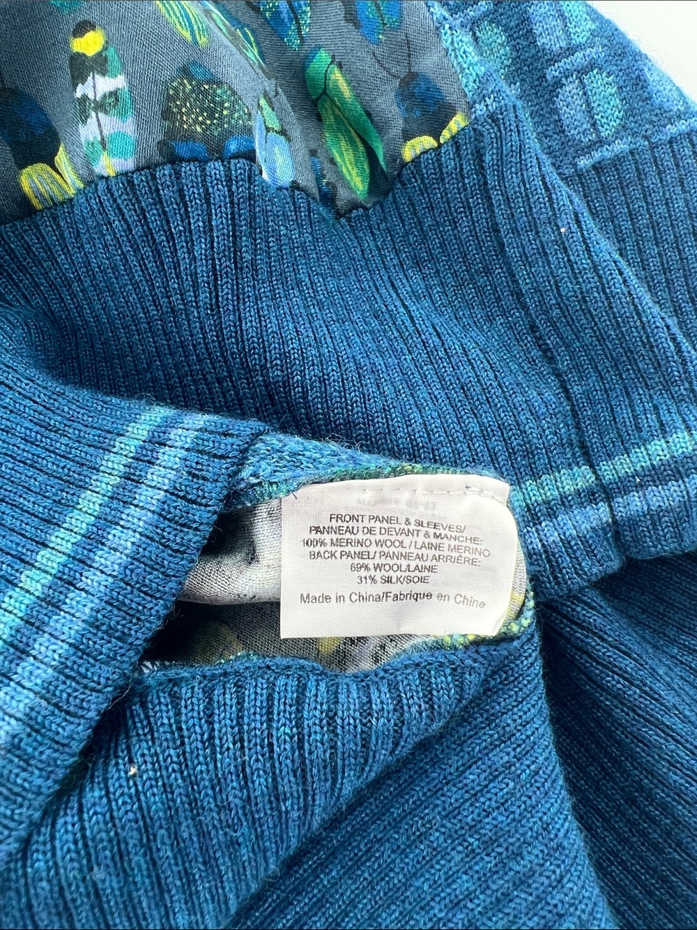 Tory Burch "Walda" Wool Silk Sweater Beatles Novelty Geek Chic Preppy retro - Picture 7 of 11
